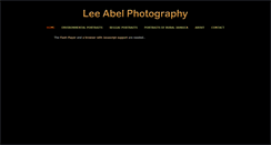 Desktop Screenshot of leeabelphotography.com